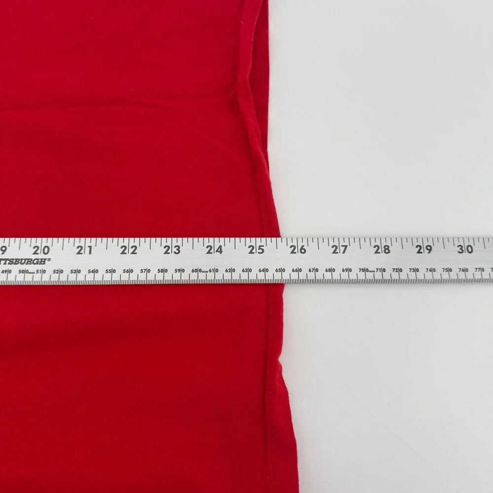 Nike Air Mens Red Graphic T-Shirt‎ Geometric Number One Hand Small Athletic Cut